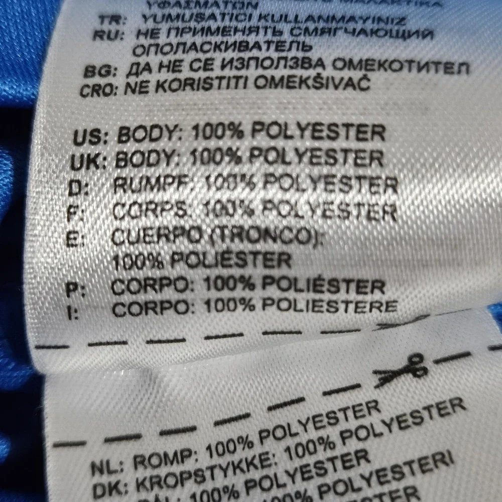 US Open 2014 Adidas Golf Polo Mens Large Blue Pinehurst No. 2